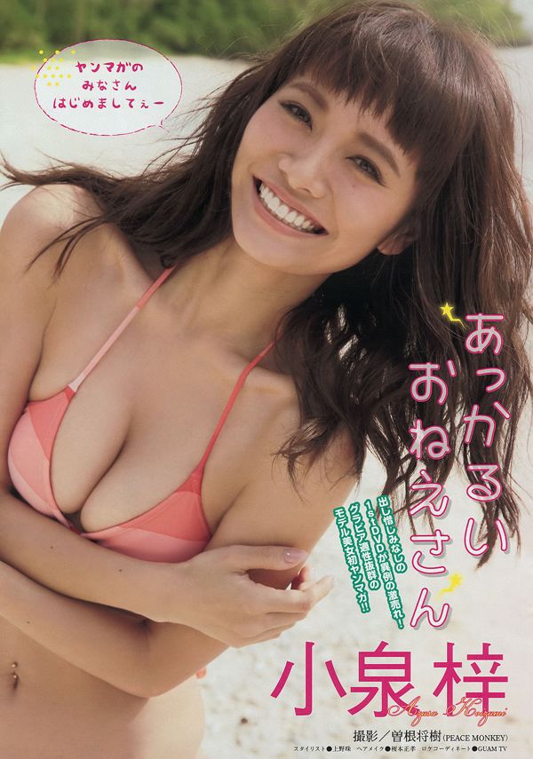 [Revista joven] Azusa Koizumi Tachibana Rin 2014 No 43 Revista fotográfica