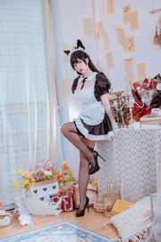 [Cosplay Photo] Populaire Coser Nizo Nisa - Canine's Dependent Blue Atago Maid