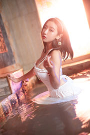 [Net Red COSER Photo] Blogueiro de anime Mu Ling Mu0 - Hot Spring Reflection