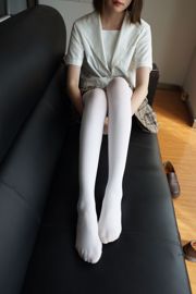 Fille Lolita en jupe à carreaux en soie blanche [Fondation Sen Luo] [BETA-021]