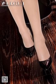 モデルアミリー「ロングレッグミートストッキングハイヒールOLビューティー」[丽柜LiGui]美しい脚と翡翠の足