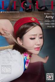 Beenmodel Amy & benenmodel "Stewardess kousen schoonheidsbalk" [丽 柜 LIGUI] Internet schoonheid