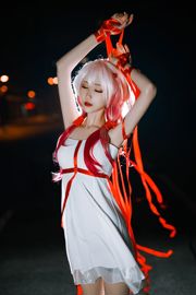【コスプレ写真】アニメブロガーのナンタオ桃子-楪祈る白いスカート
