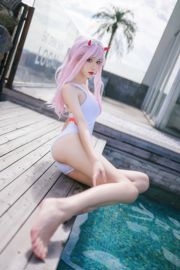 [COS phúc lợi] Anime Blogger Nan Tao Momoko - Áo tắm One Piece
