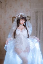 【福祉COS】バイネン美少女ゴーストアニマル八尾-ウェディングドレス
