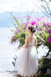 [COS Welfare] Weibo Welfare Ji Jingjiang - Dziewczyna w białej sukni z Jingxia
