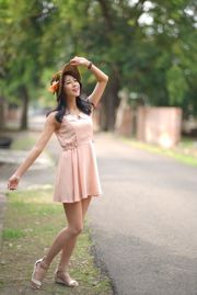 [Deusa de Taiwan] Jian Jiaying (Xiao Zi) "Recuperando a Nova Aldeia ~ Vestido + Fantasia de Aeromoça"