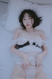 韓國美女姜仁卿《透視睡衣+紅色睡袍》 [ARTGRAVIA]