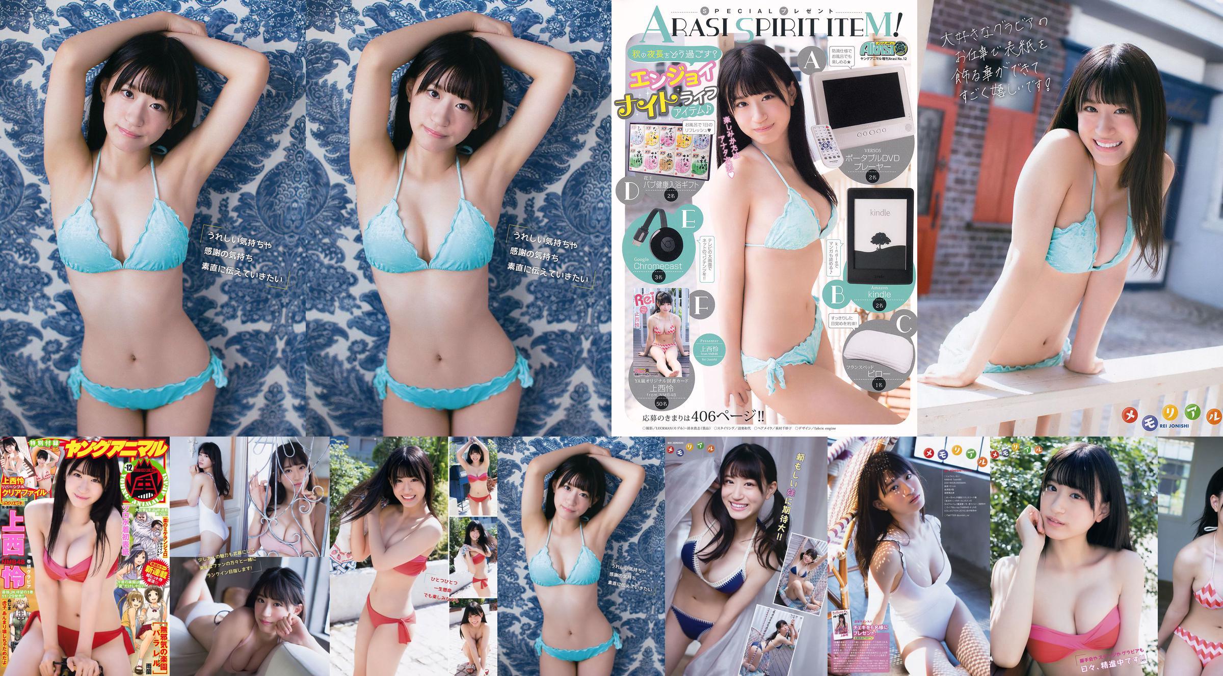 Rei Jonishi [Young Animal Arashi] Arashi Edição Especial 2017 No.12 Photo Magazine No.f3001b Página 1