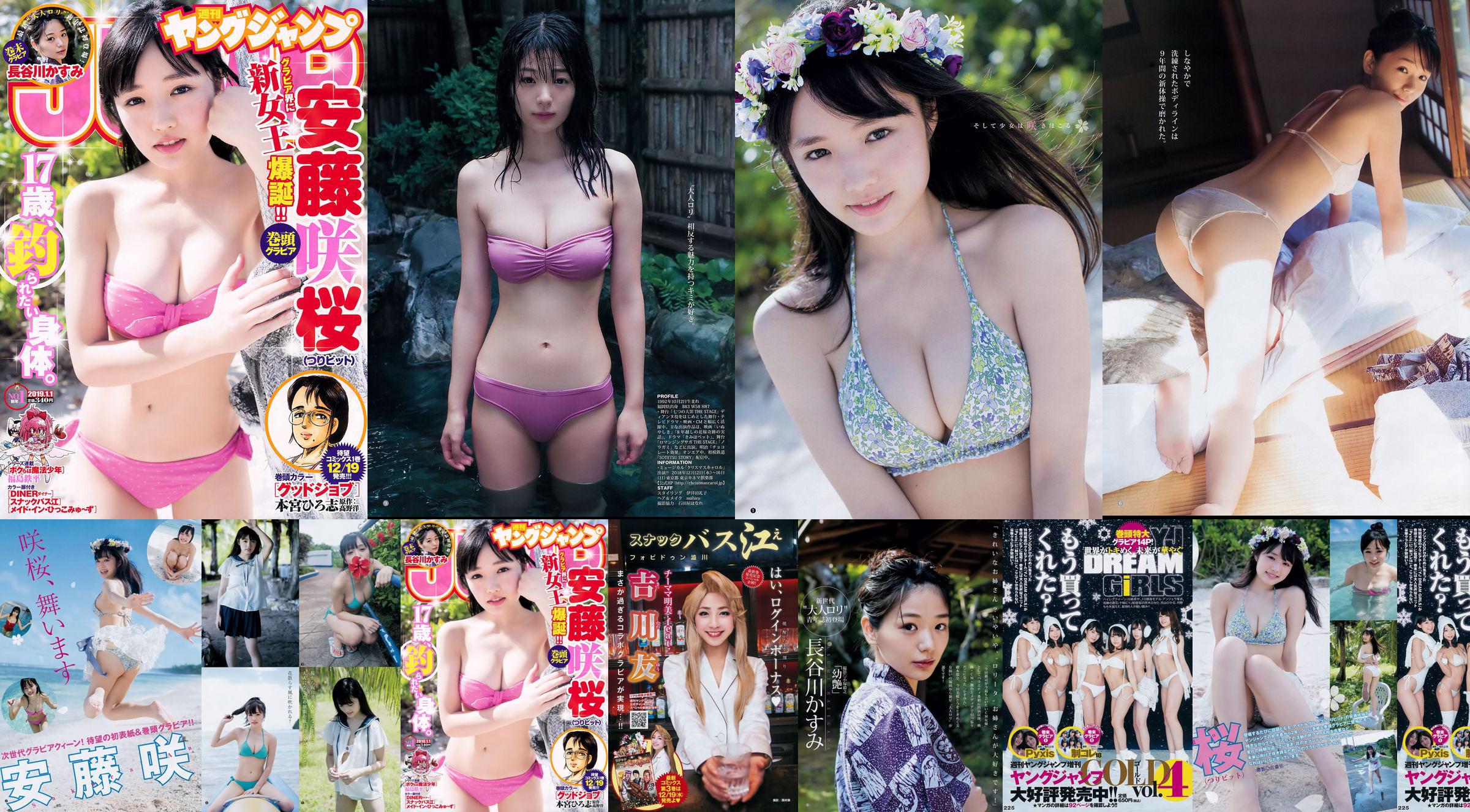 Sakura Ando Kasumi Hasegawa [Weekly Young Jump] 2019 No.01 Photo Magazine No.d9cd0c Página 1