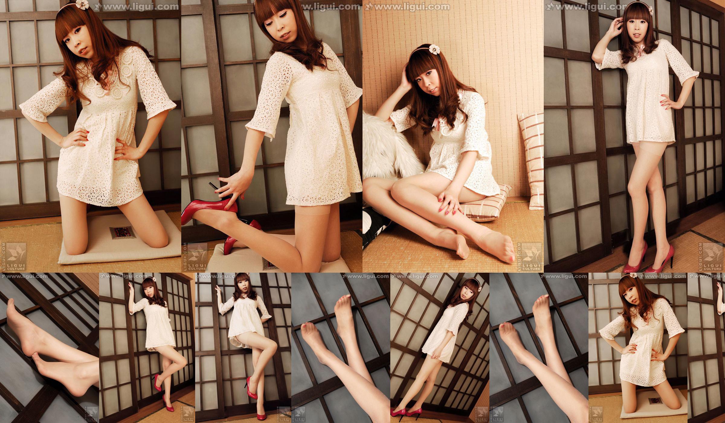 Model Vikcy "The Temptation of Japanese Style" [丽 柜 LiGui] Mooie benen en Jade Foot Photo Picture No.ae8a09 Pagina 1