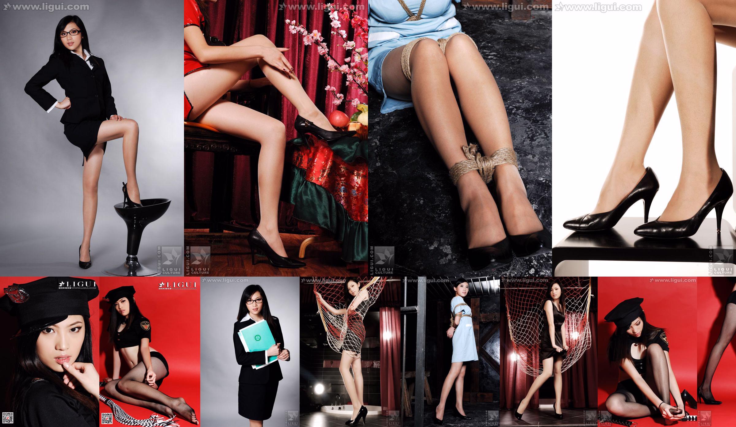 Model Left Left "Perfect Seductive Foot with Honorable Identity" [丽柜 LiGui] Photo of beautiful legs and jade feet No.873030 Page 1
