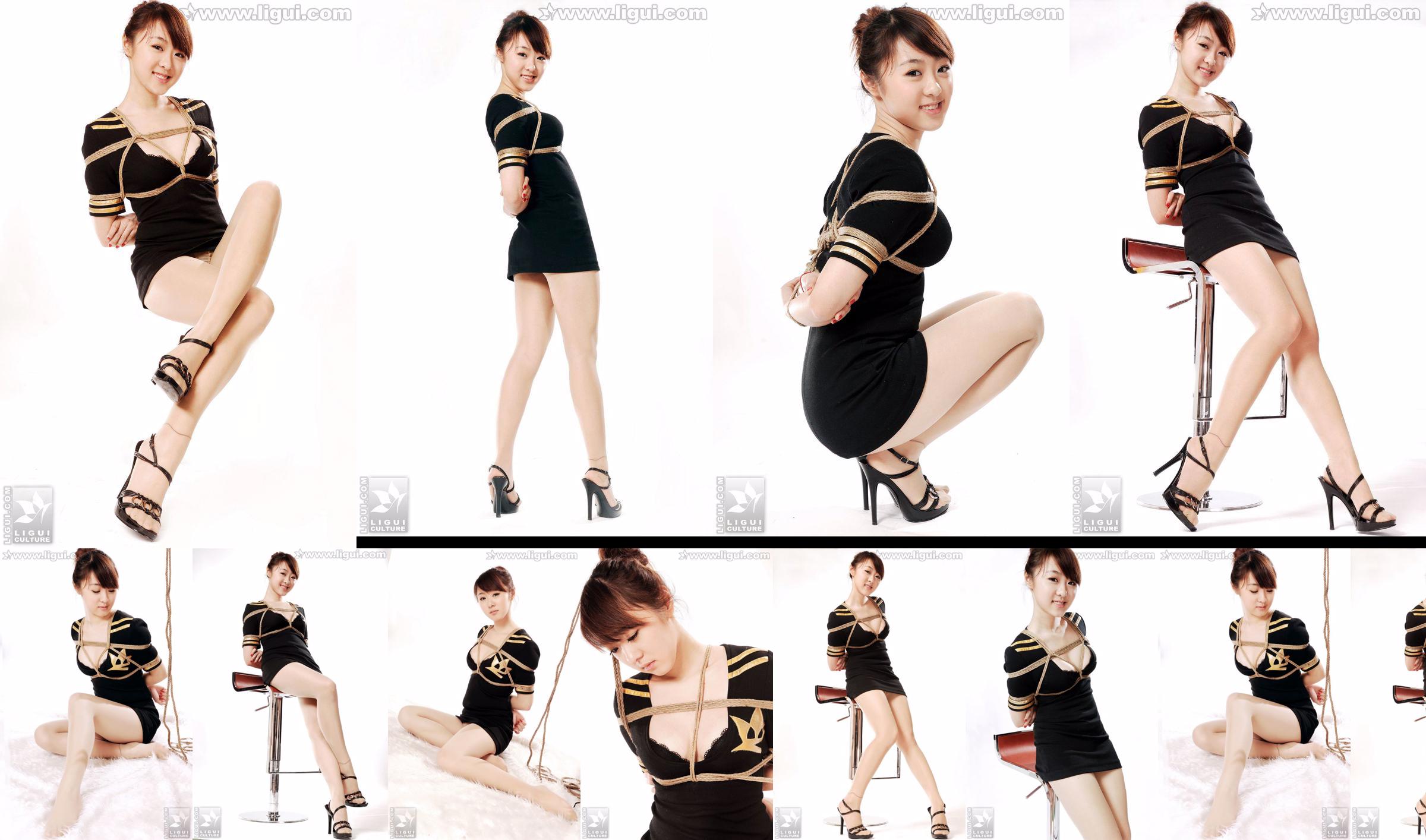 Model Tian Peipei "Ästhetische und süße gebündelte Versuchung" [丽 柜 美 ​​ui LiGui] Wunderschönes Foto mit Beinen und Jadefüßen No.7bee40 Seite 11