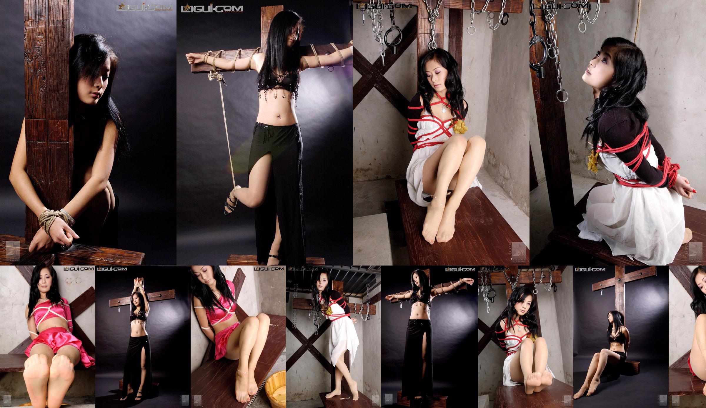[Yuzumi Mitsuka LiGui] Modell Saya "Red String Bound" Schöne Beine und Jadefüße Foto Bild No.49e7fd Seite 1