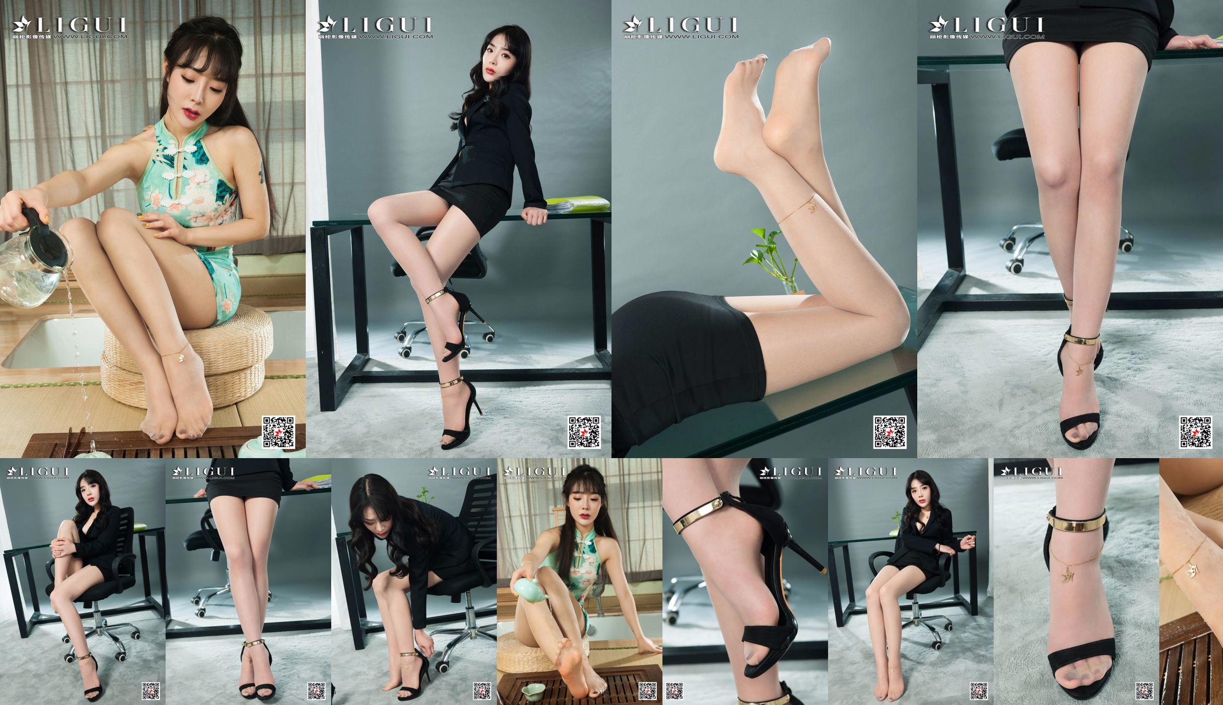 Model nogi Zhao Rui „Długie nogi i wysokie obcasy OL Girl” [丽 柜 LiGui] Internet Beauty No.7b1a0e Strona 2