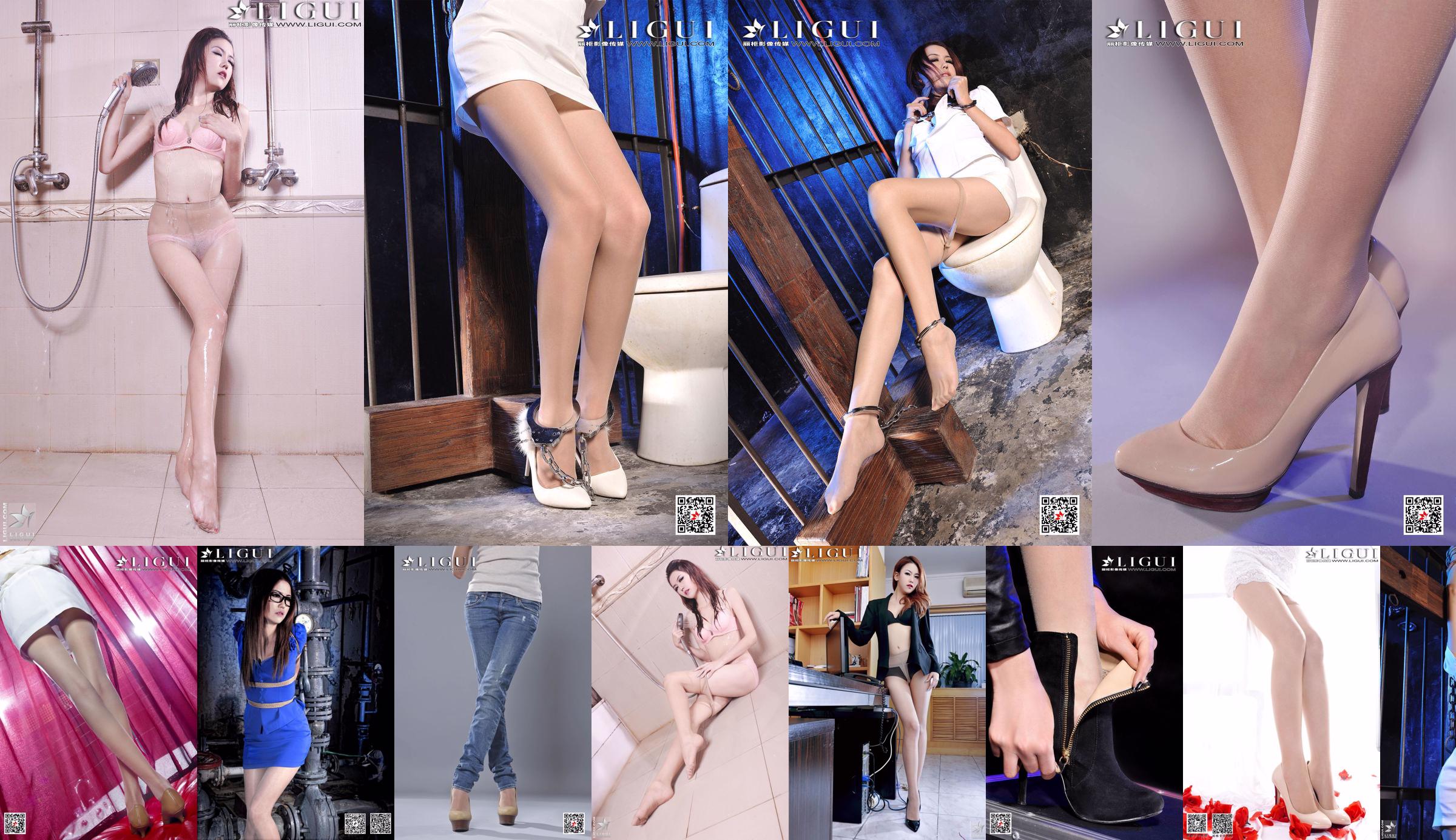 Model Kexin "The Temptation of Office Meat Stocking" [丽 柜 LiGui] Foto kaki dan kaki yang indah No.dfe763 Halaman 1