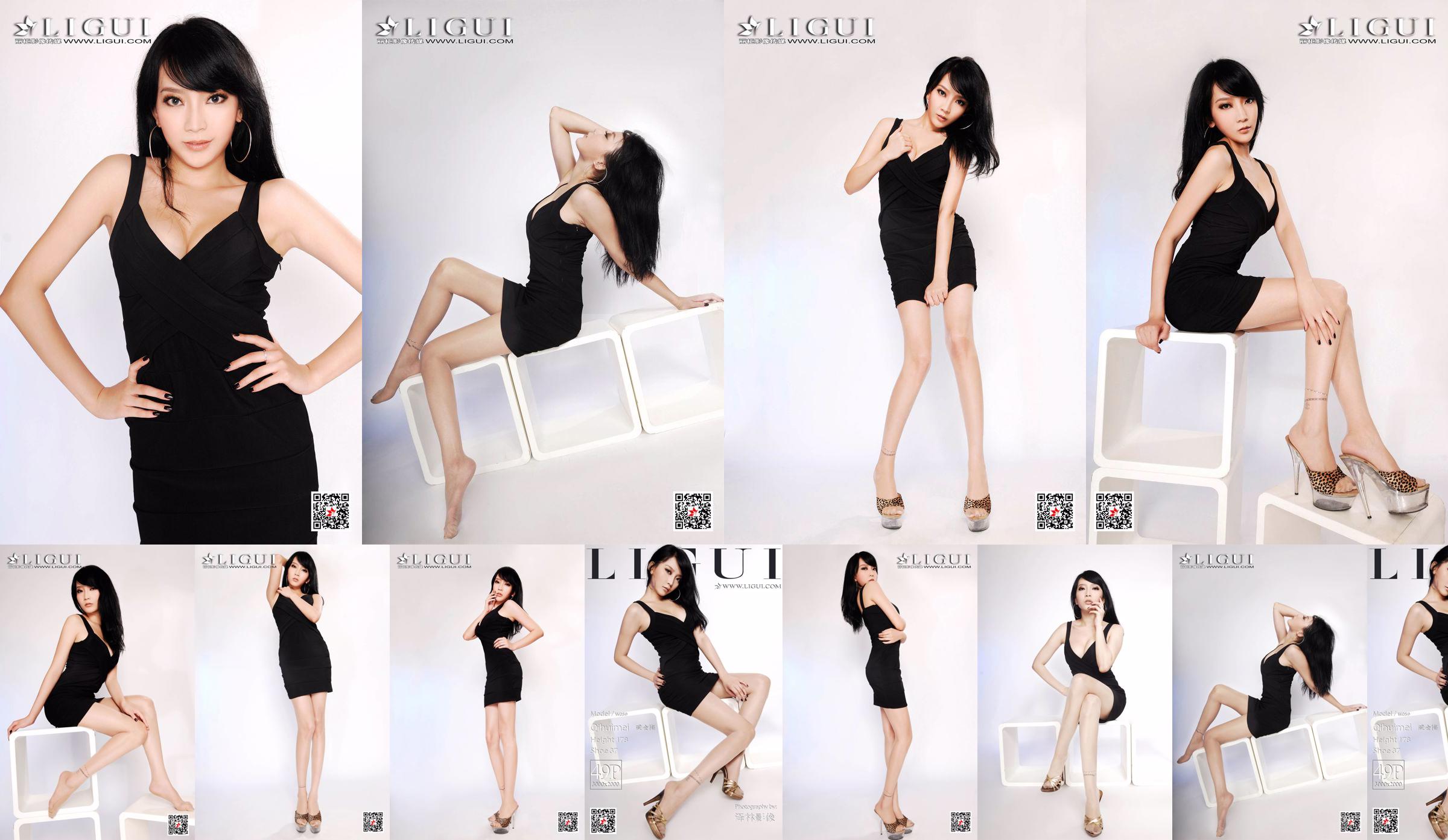 Model Qi Huimei "Shot of Pork Legs in the Studio" [丽柜Ligui] No.cc7bce Page 1