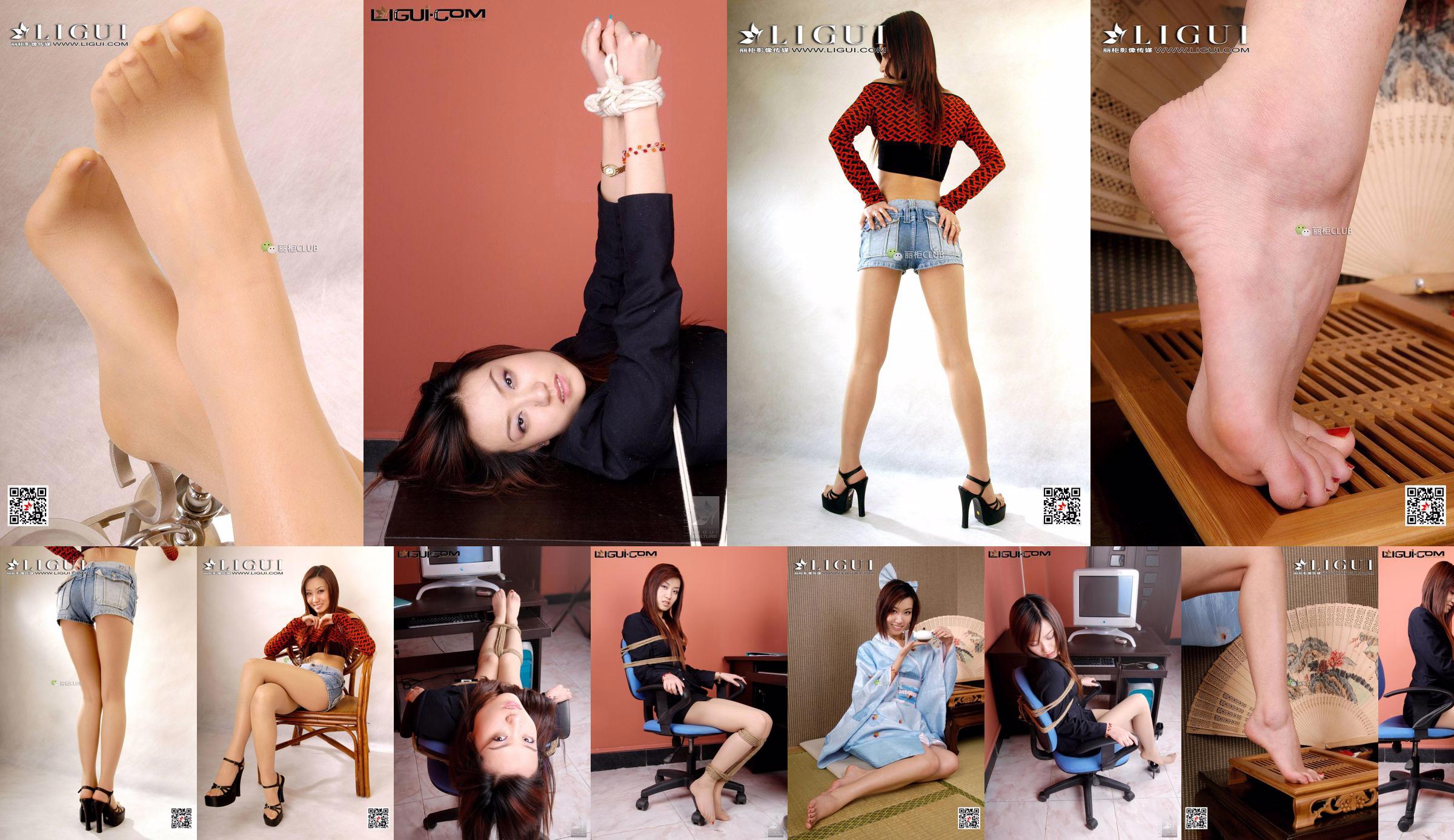 [丽 柜 美 ​​束 LiGui] Model Xiaohui's "Office Bundled" foto van mooie benen en voeten No.caf2f4 Pagina 1