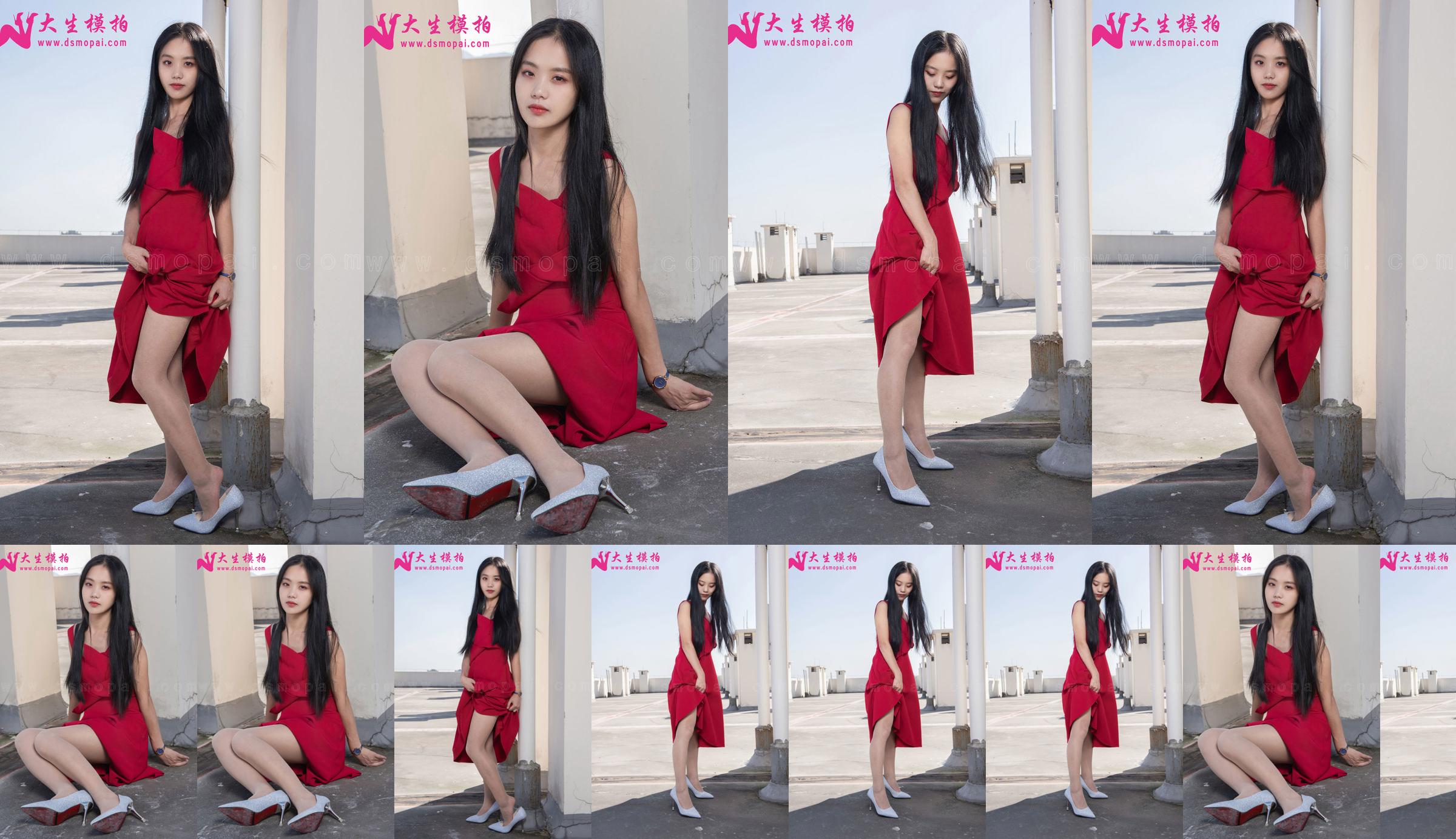 [Pemotretan Model Dasheng] No.155 Xiaoyin Red Girl No.61e287 Halaman 1