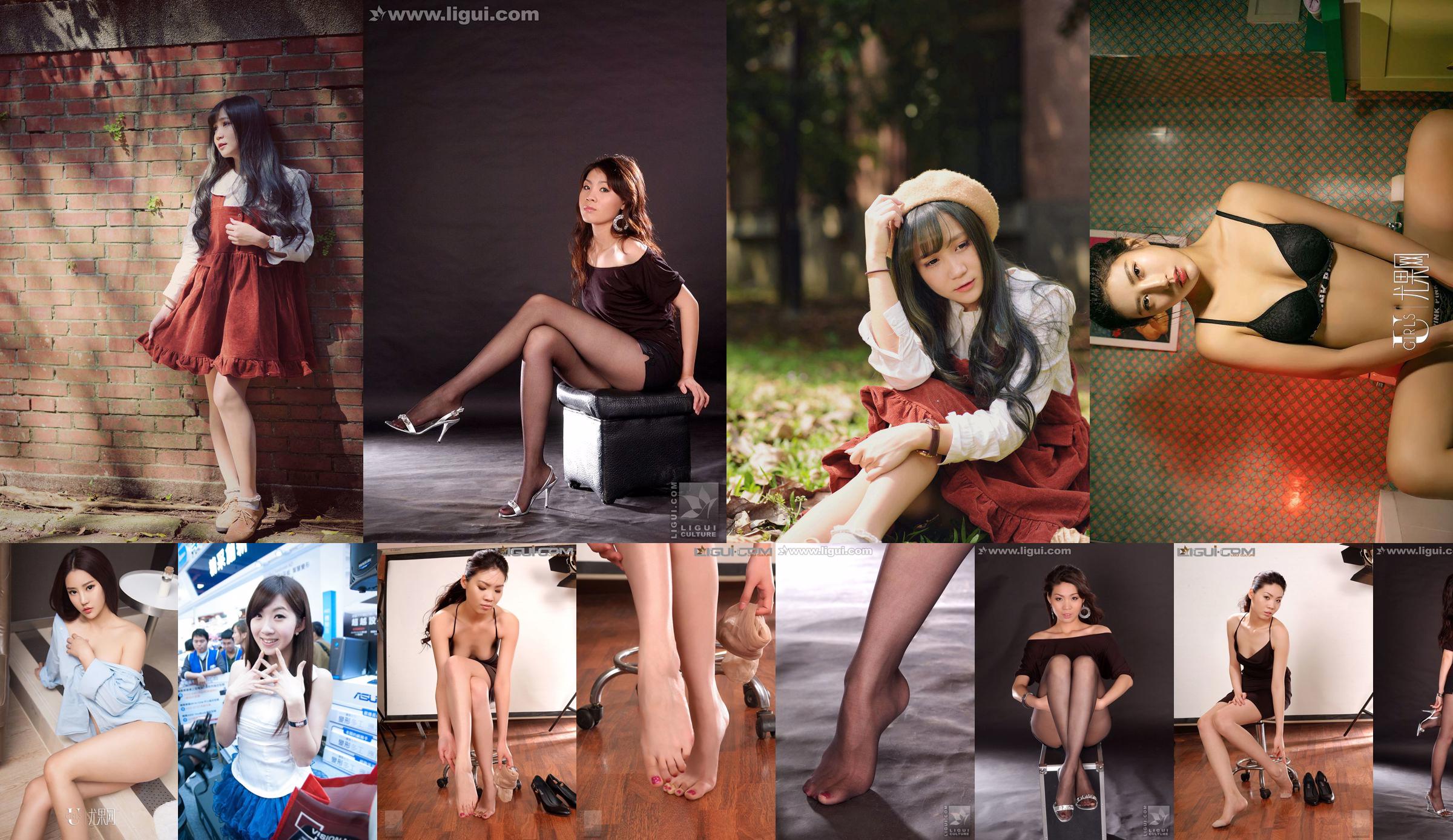 Model An Qi "Slim and Slender Girl" [丽柜LiGui] Silk Foot Photo Picture No.a44fc0 Page 3