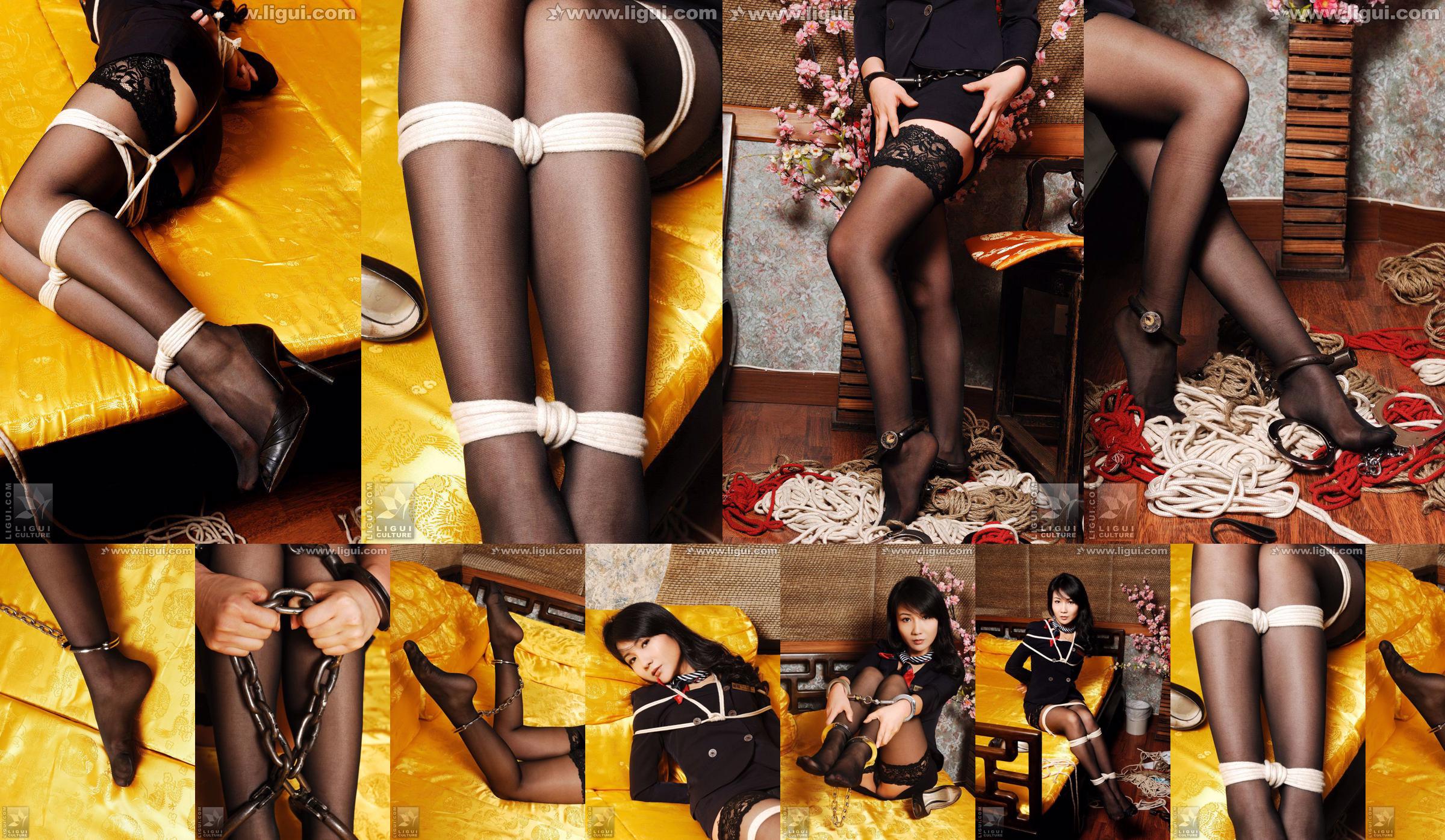 Model LISA "Der Direktor der Lehrabteilung einer reifen Universität spielt auch mit Meishu" [丽 柜 美 ​​束 LiGui] Silk Foot Photo Picture No.9d0fdf Seite 1