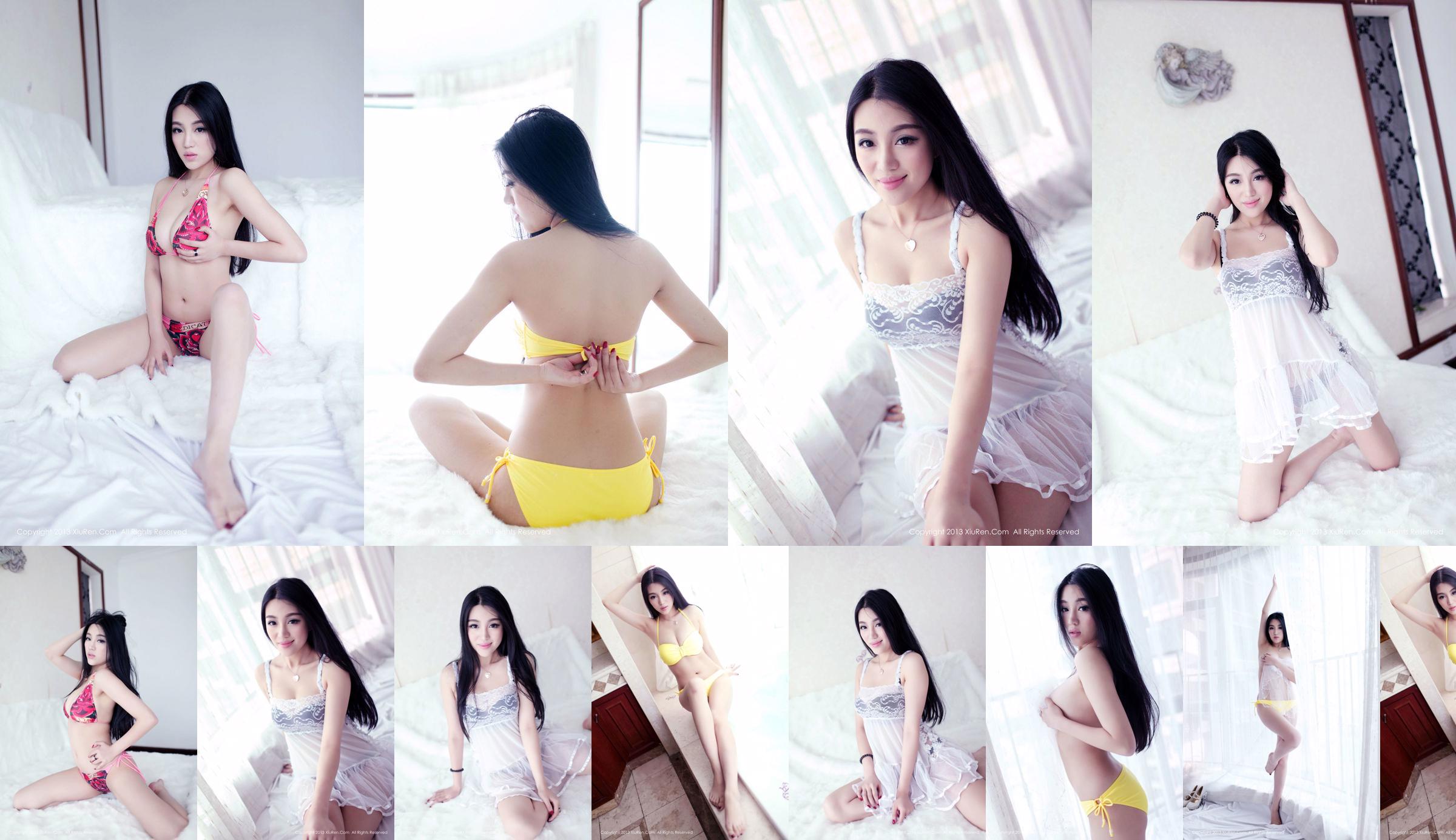 Tiffany_Xiaomeng „Koronkowa piżama + strój kąpielowy pokusa” [Hideto Net XiuRen] nr 032 No.362483 Strona 1