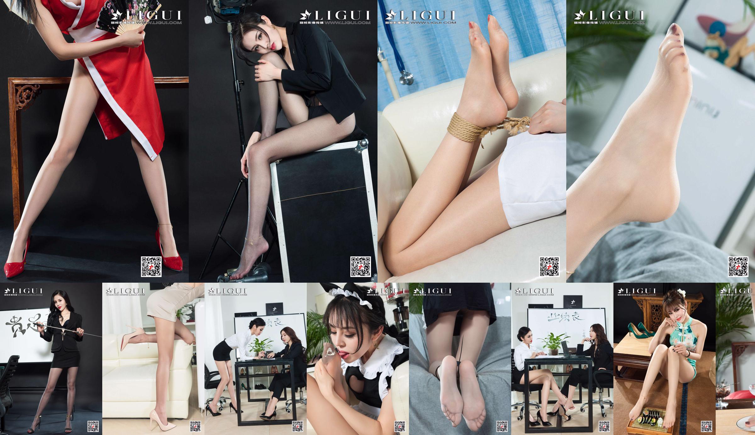 [丽柜Ligui] Network Beauty Model Lianger & Sweet No.9103d9 Страница 27