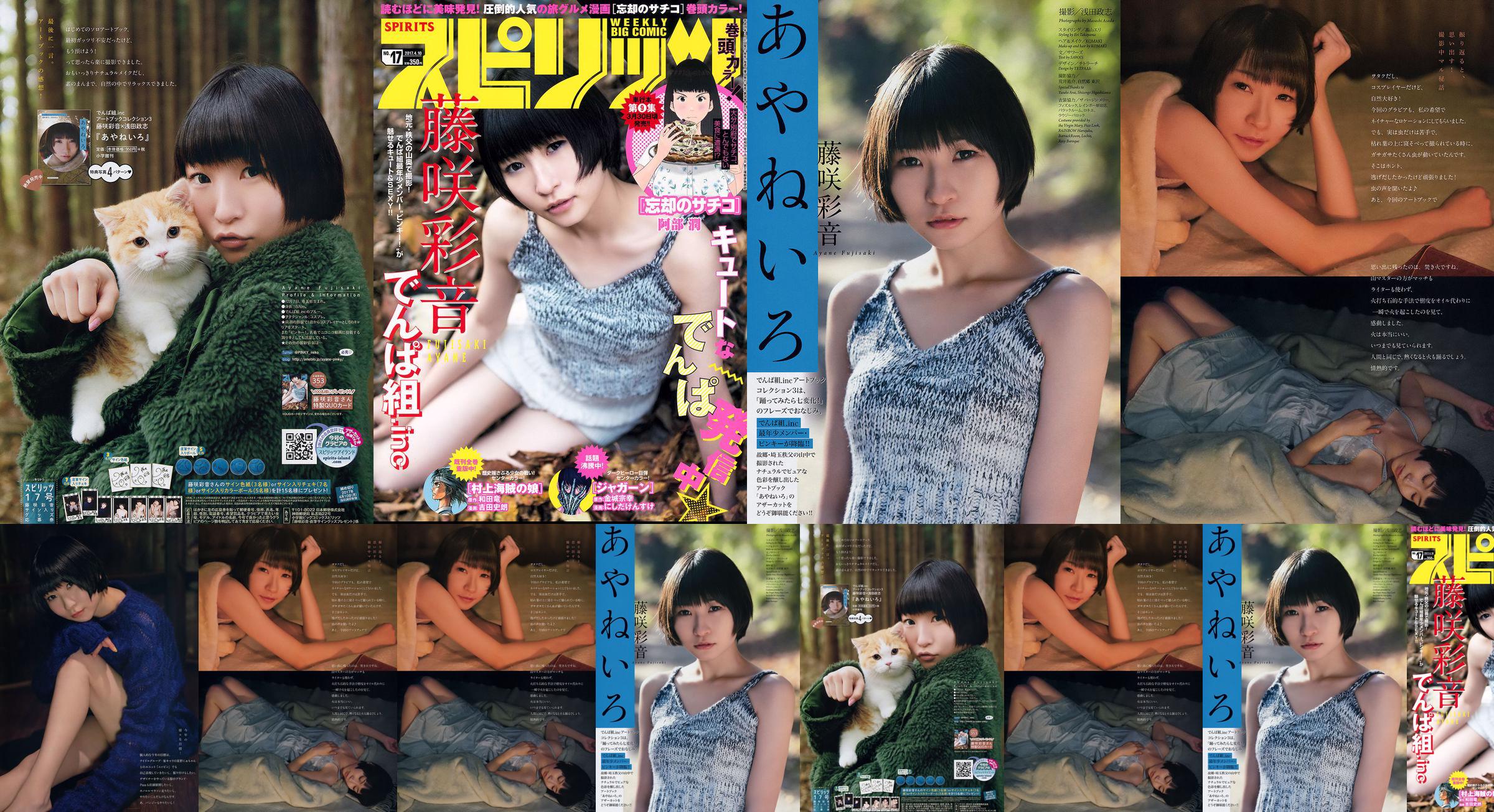 [Wöchentliche große Comic-Geister] Fujisaki Ayane 2017 No.17 Photo Magazine No.f90081 Seite 2