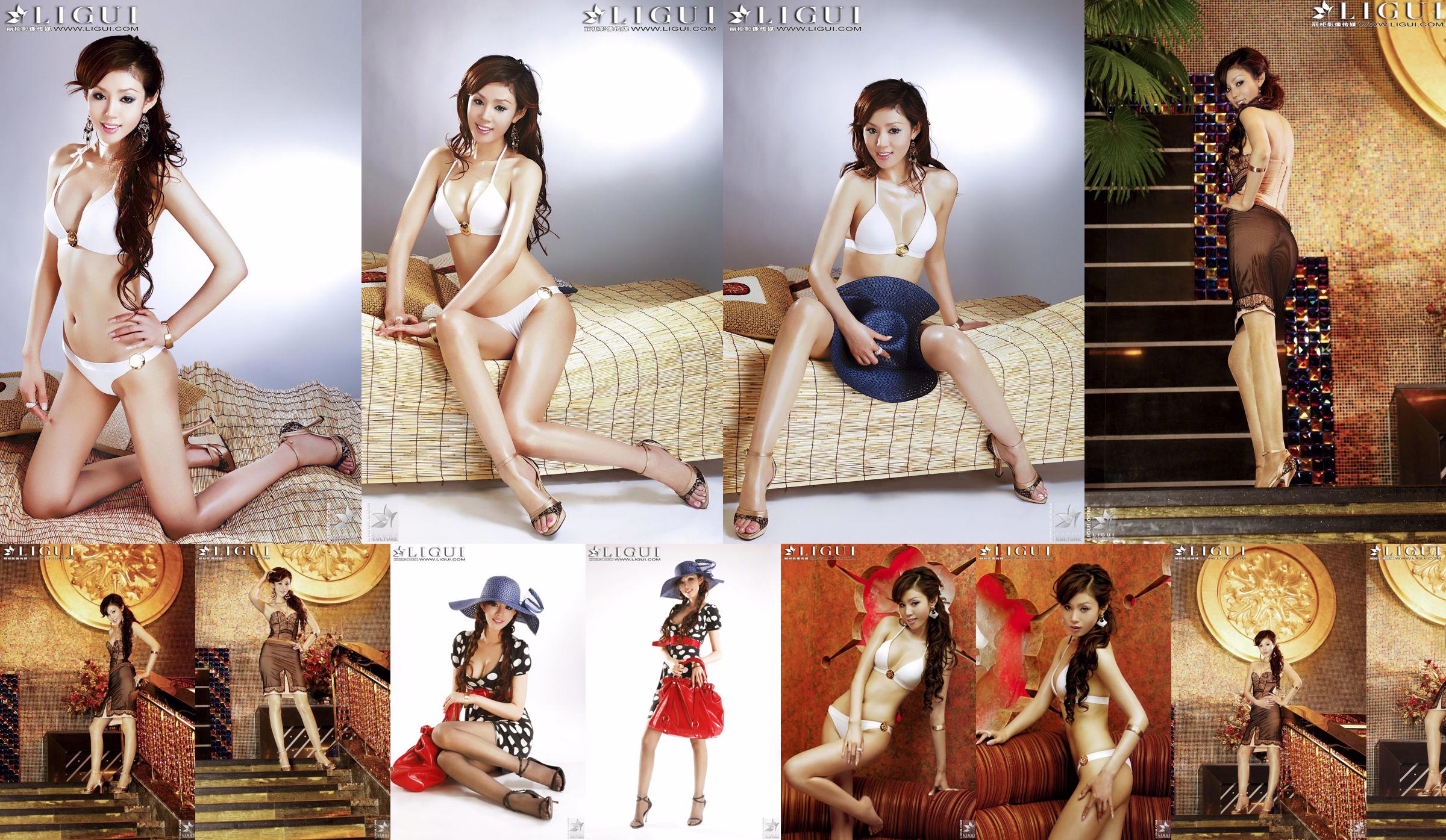 [丽 柜 LiGui] Foto "Bikini + vestito" della modella Yao Jinjin Gambe bellissime e piedi setosi No.84d0ff Pagina 19