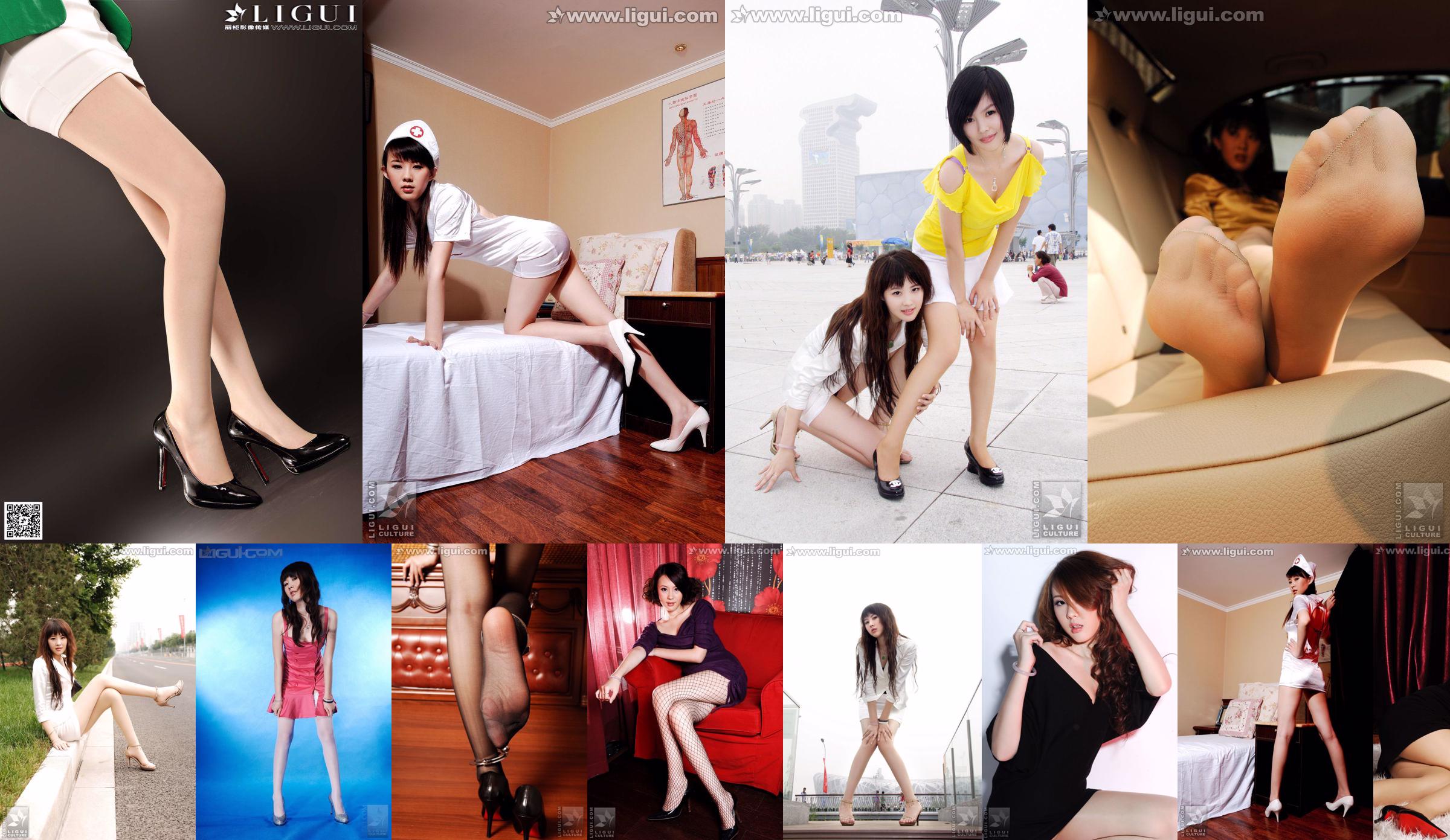 Model Feifei "Leather Queen Silky Foot" [丽柜LiGui] Beautiful Legs and Jade Foot Photo Picture No.aac178 Page 30