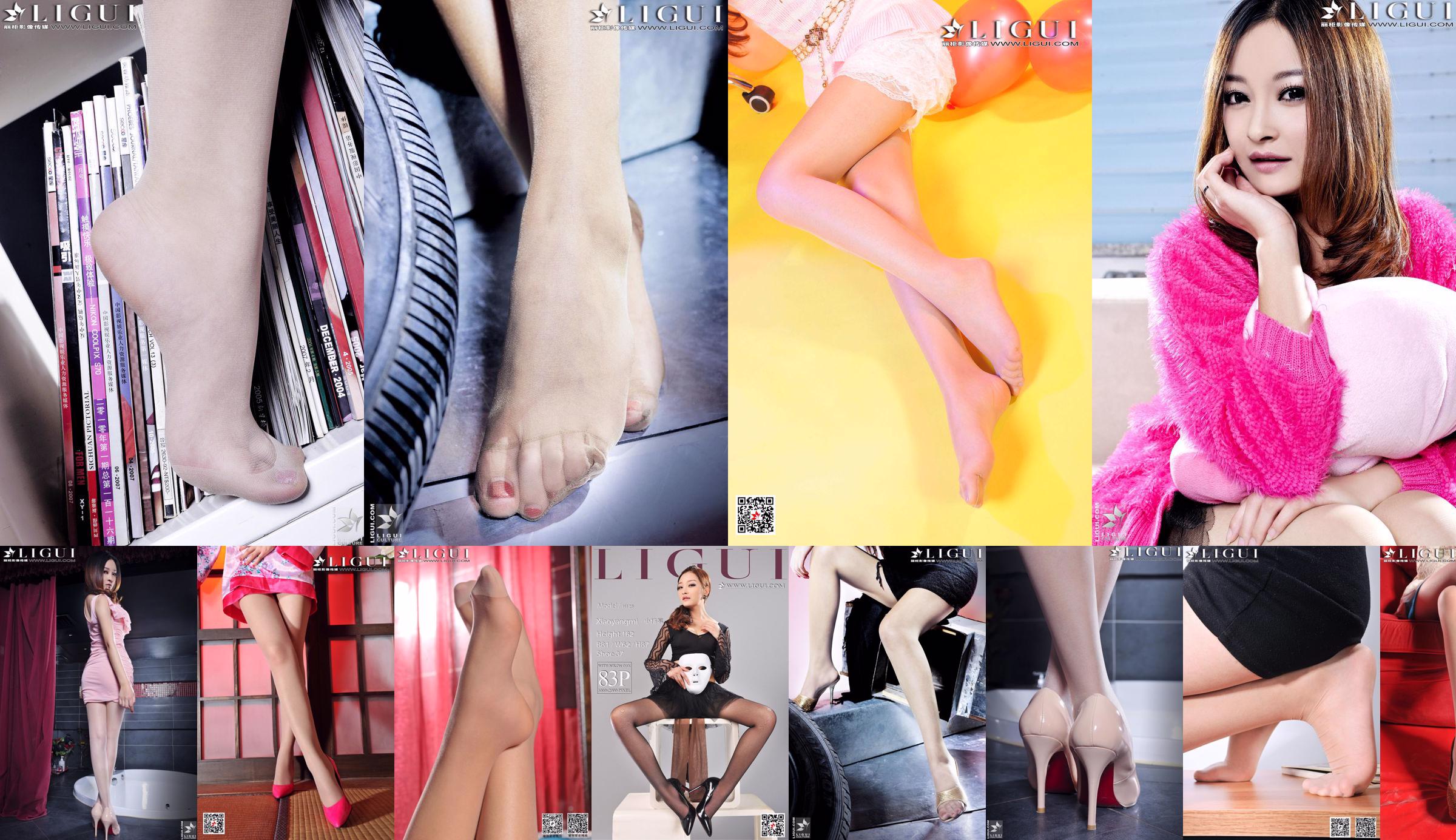 Model Xiao Yang Mi "Lace + Black Silk + Beautiful Feet" [丽柜Ligui] No.b61e11 Page 1