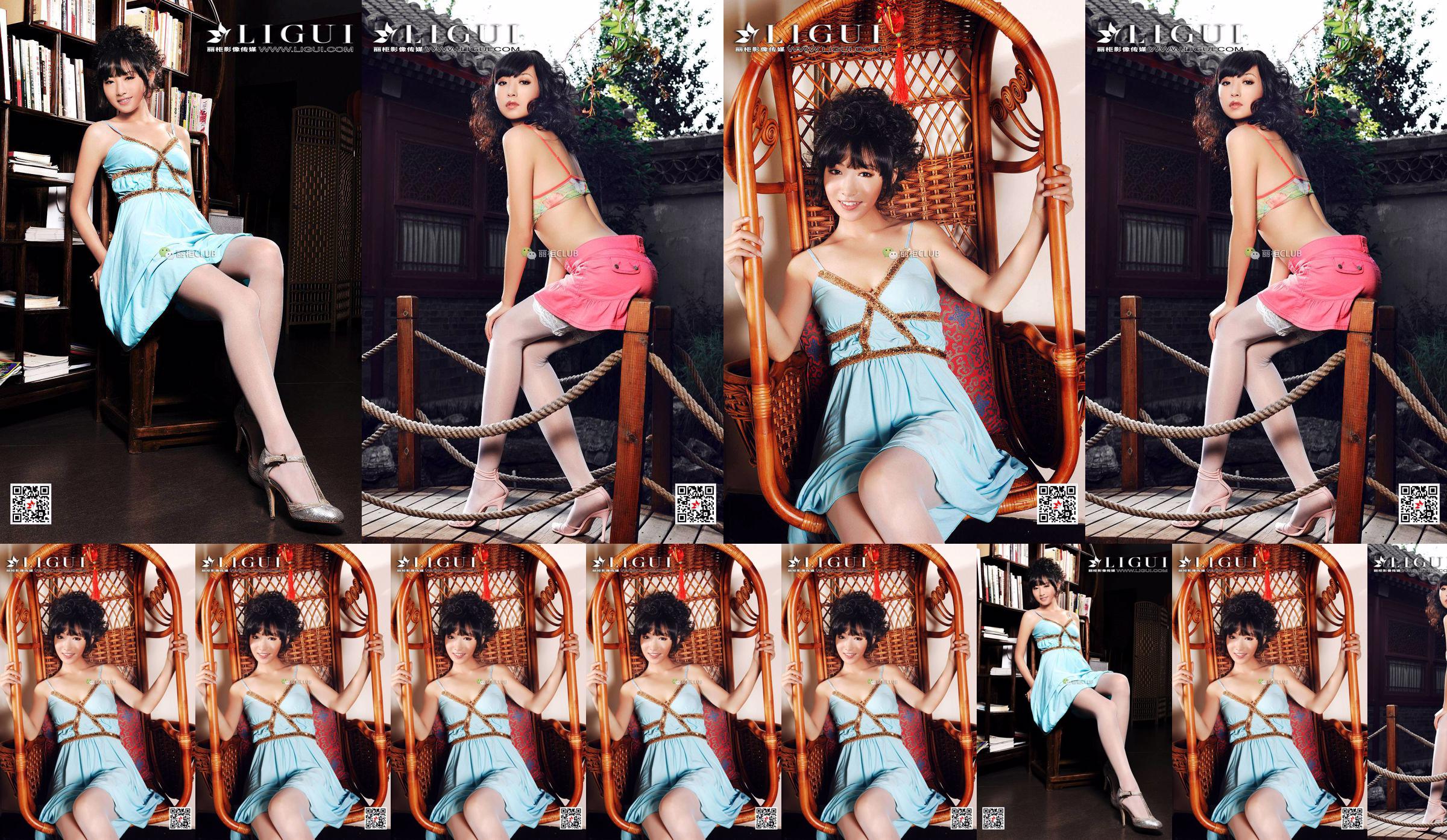 Leg model Liu Yao "Classical Beauty Silk" [丽柜LIGUI] Beautiful Legs in Stockings No.73d72a Page 1