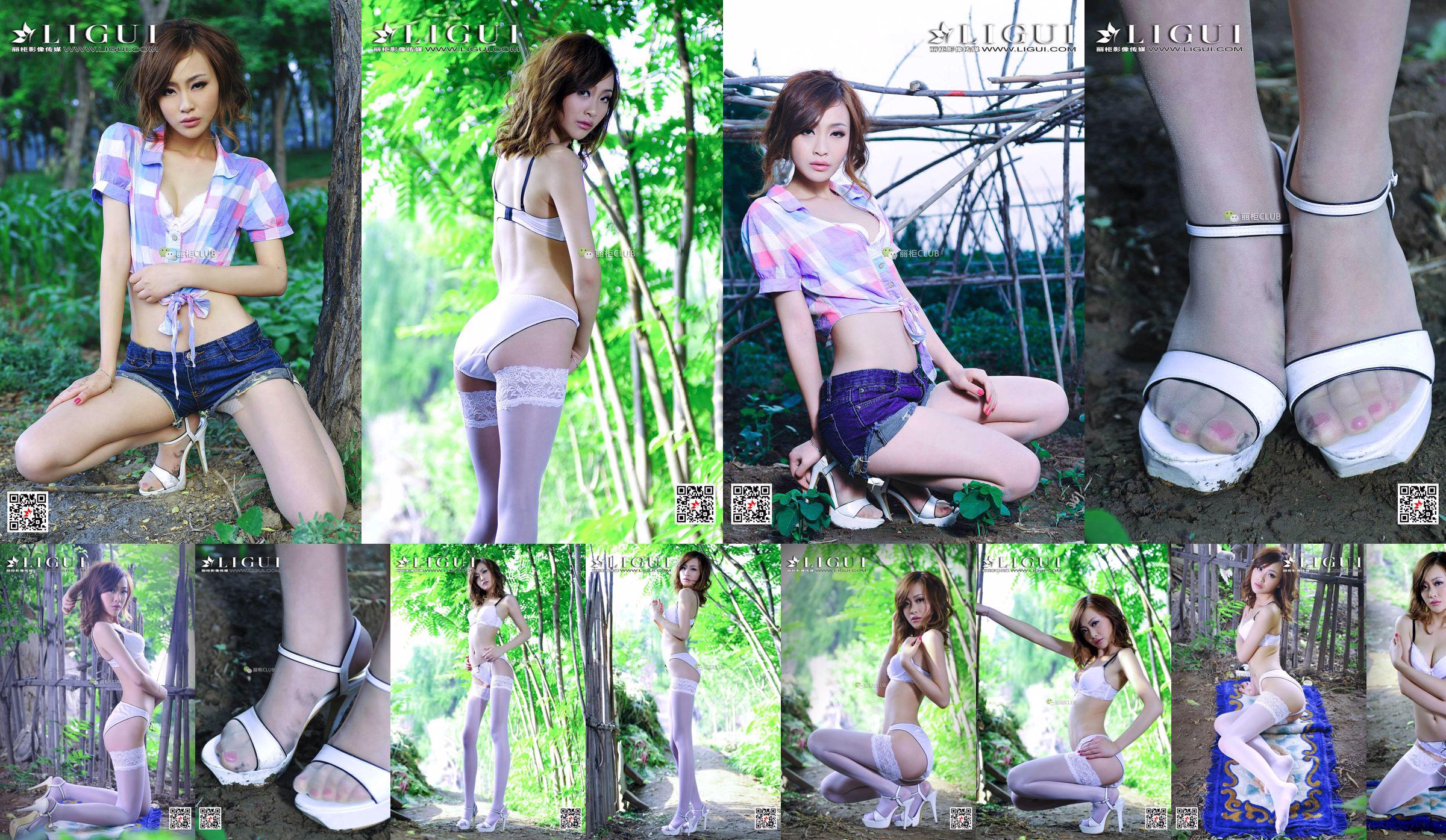 Leg model Tong Lei "White Silk Beautiful Leg Girl" [LIGUI] Beautiful Legs in Stockings No.bf20d0 Page 28