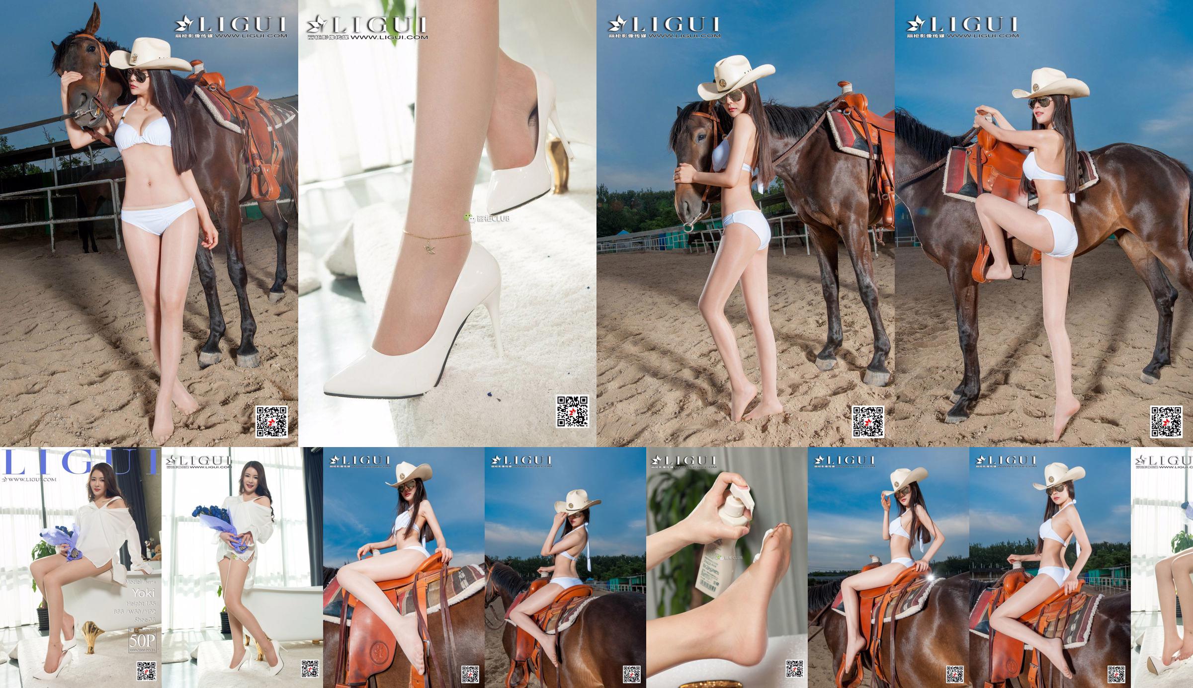 Modelo de perna Yoki "Garota do Biquíni" [丽 柜 Ligui] Beleza na Internet No.b80891 Página 4