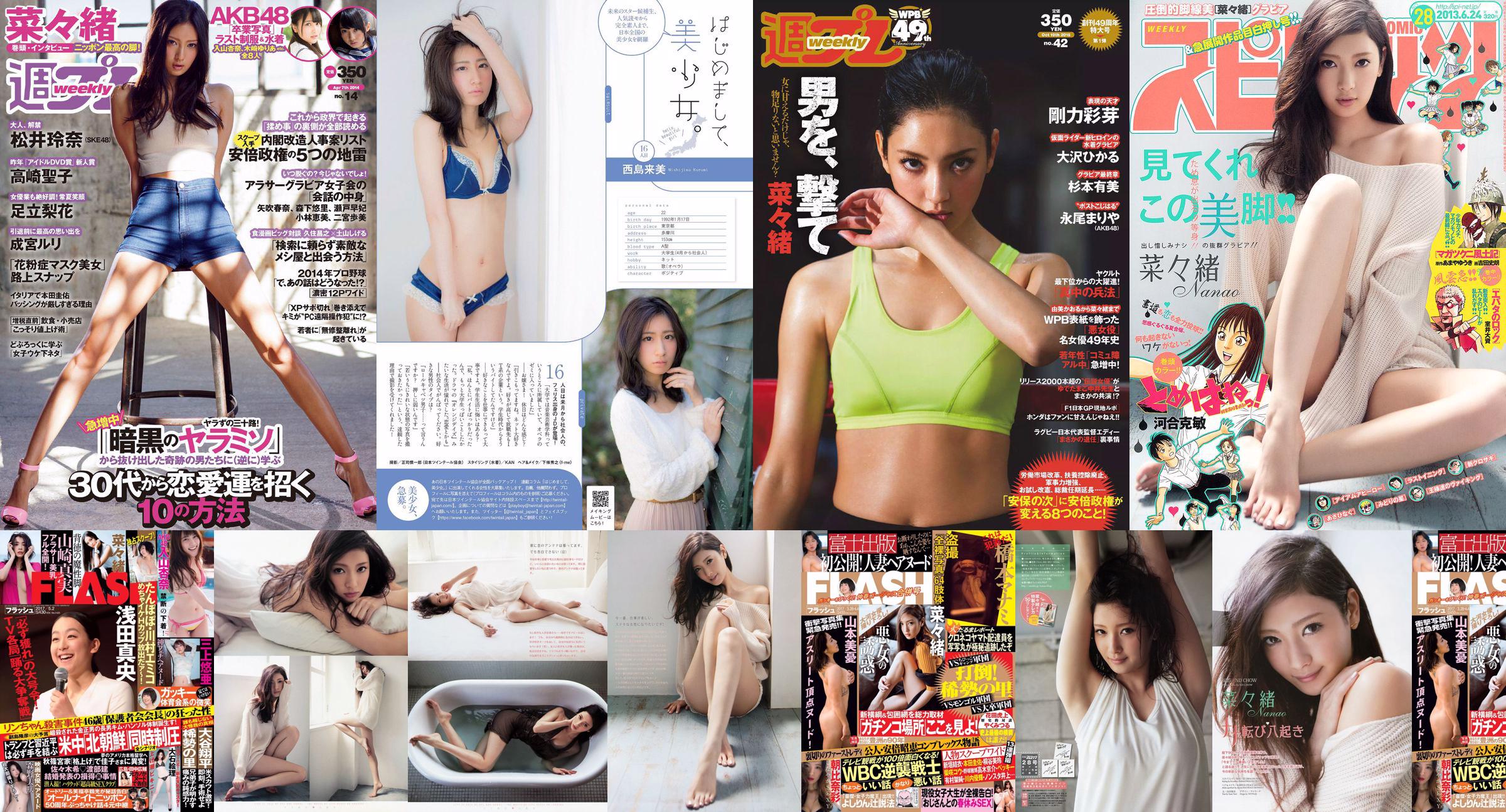 Nanao Rena Matsui Rika Adachi Natsuo Sawada Seiko Takasaki Nekomu Otogi Minami Kojima Ruri Narumiya [Wöchentlicher Playboy] 2014 Nr. 14 Foto No.b242cb Seite 3