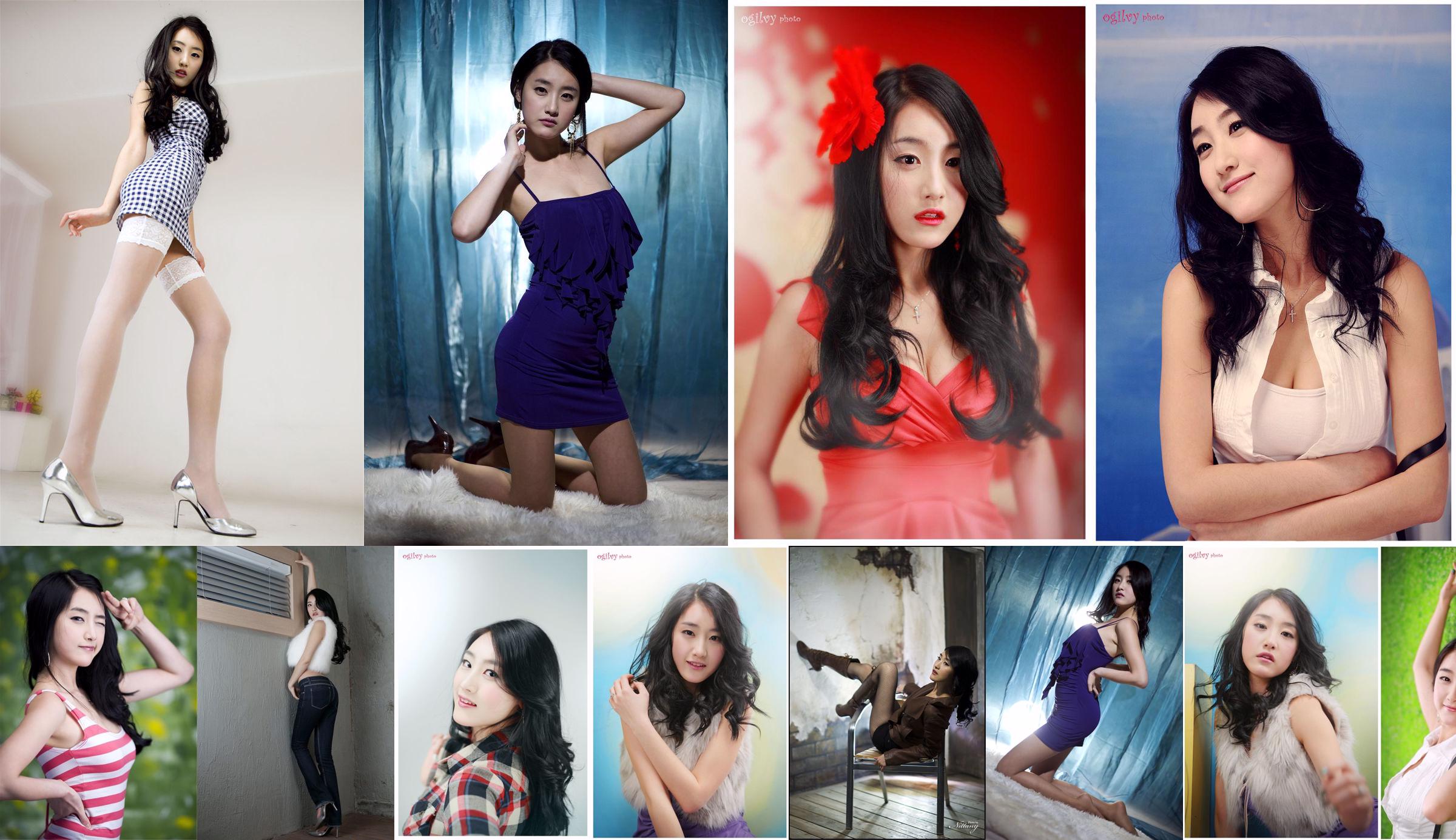 [Modelo coreano] Imagen fotográfica a rayas de Choi Zhixiang No.0f1e31 Página 1